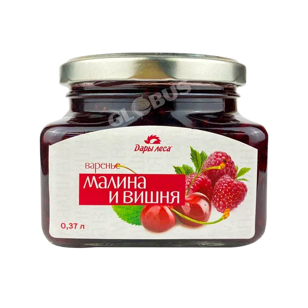 Варенье Дары леса малина/вишня 430г