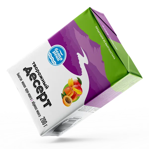 Творожок Белая Река абрикос/манго 27% 180г ЗМЖ