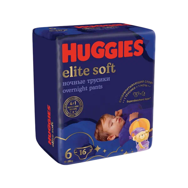 Трусики детск Huggies Elite Soft 15-25кг 16шт