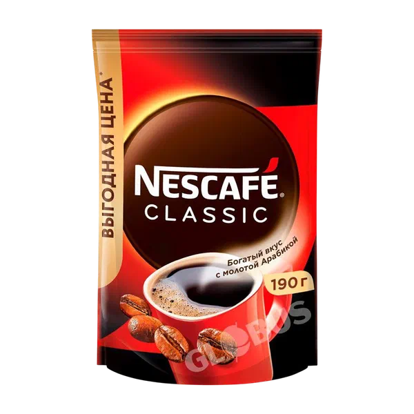 Кофе Nescafe Classic раств 190г д/п