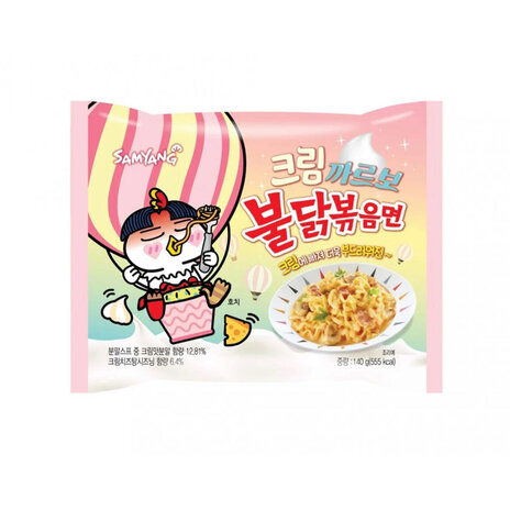 Samyang Carbonara Noodles Hot Chicken 140Gm