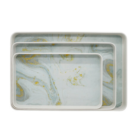 Hw Serving Tray 3Pcs Rect