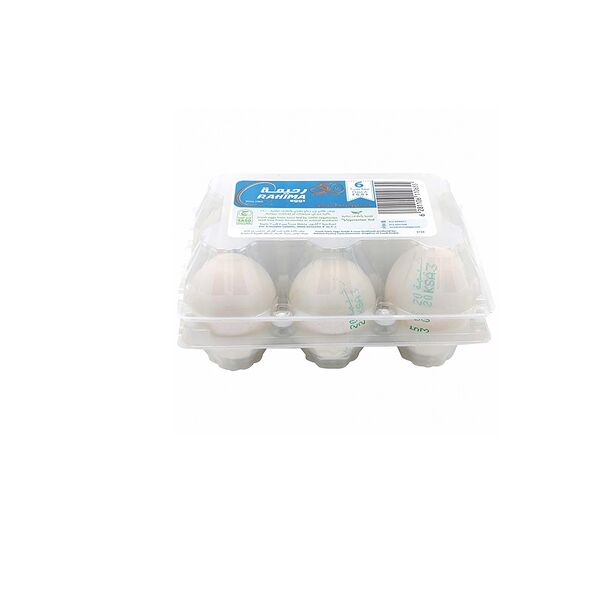 Rahima White Eggs 6Pce