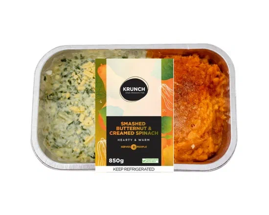 Smashed Butternut & Creamed Spinach Bake 1kg (Fresh)