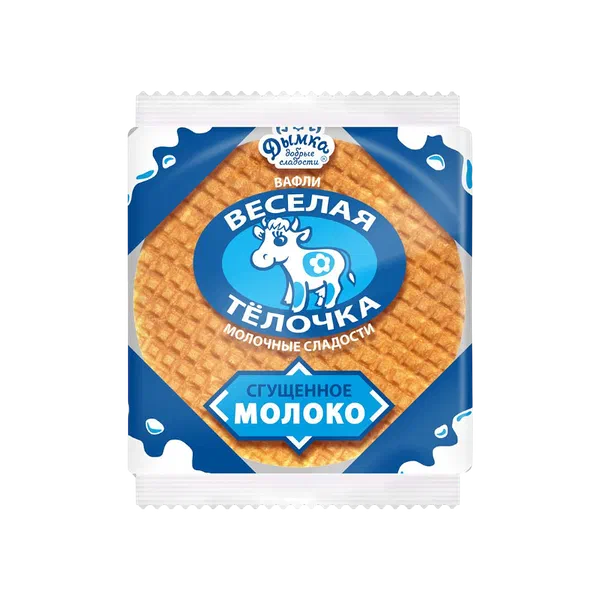 Вафли Дымка Веселая Телочка сгущ. молоко вес