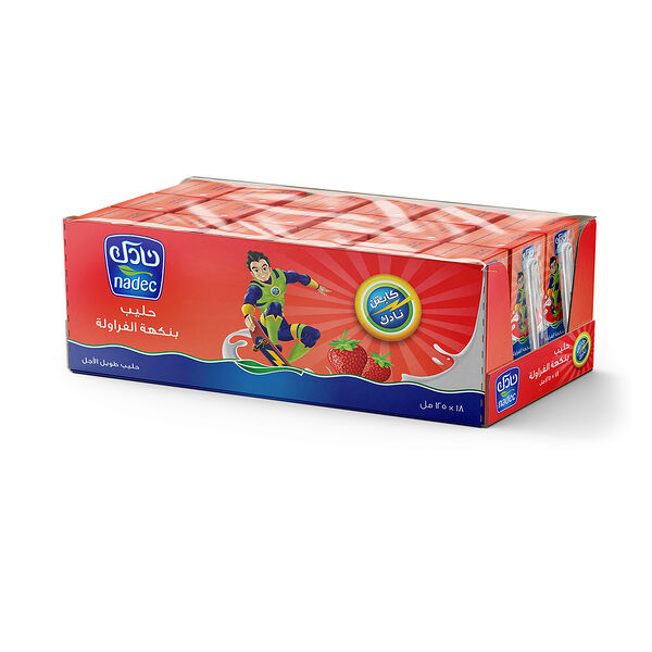 Nadec Uht Milk Strwbry18X125Ml