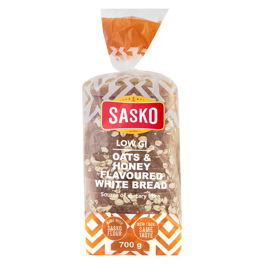 Sasko Dumpy Honey & Oats Bread 700g