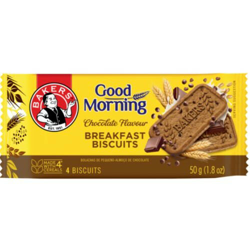 Bakers Good Morning Chocolate Biscuit 50g