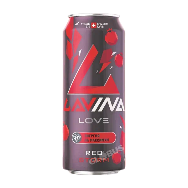 Напиток энергетический Lavina Red storm безалк. 0,45л ж/б RG Brands Казахстан 12