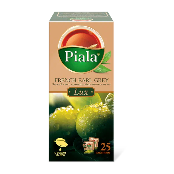 Чай Пиала Lux French Earl Grey черн бергамот манго 25пак