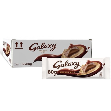 Galaxy Chocolate Smth Milk80Gm X 12