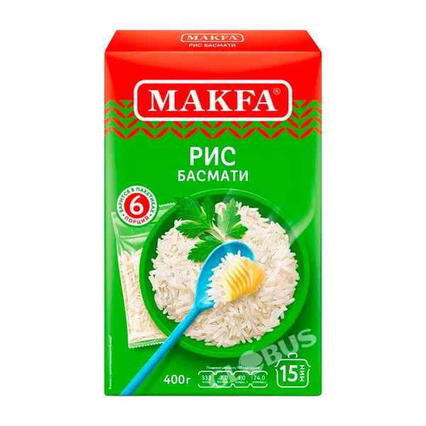 Рис Макфа Басматти пак 400г кор