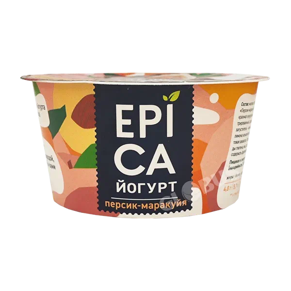 Epica шабдалы/маракуйя 4,8% 130г йогурту