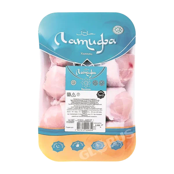 Голень цыпленка бройлера Латифа Халал подл вес РЦ