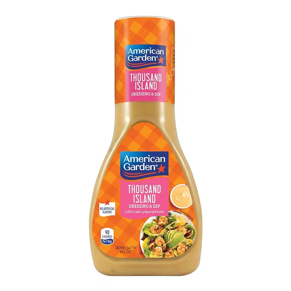 AMERICAN GARDEN 1000 ISLAND LIGHT SALAD DRESSING 9OZ