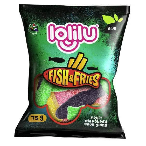 Lolilu Fish Fries 125g