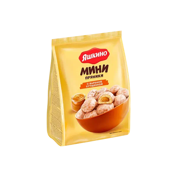 Яшкино мини коюлтулган сүт менен пряниги 300г