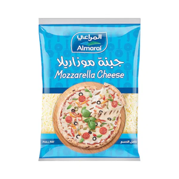 ALMARAI FRESH FULL FAT SHREDDED MOZZARELLA CHEESE 180G