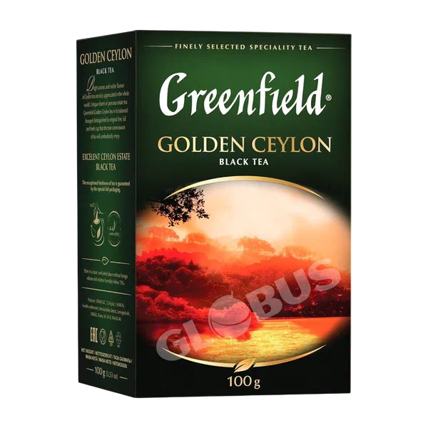 Чай Greenfield Golden ceylon лист 100г