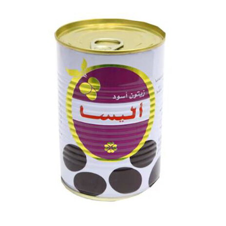 Alisa Black Olives Brine 200 Gm