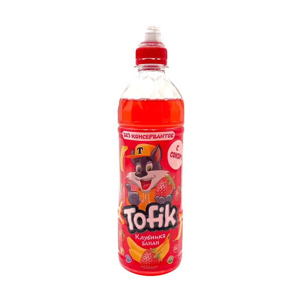 Напиток Tofik клубника банан 0,5л п/б Казахстан 12