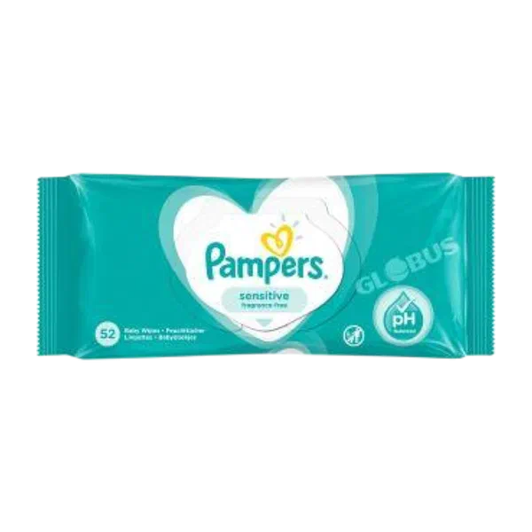 Салфетки влажн P&G Pampers Sensitive детск 52шт