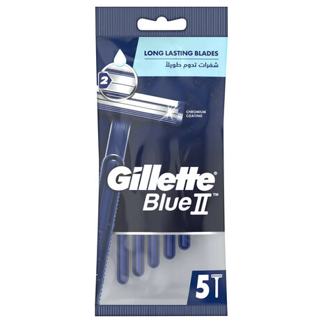 Gillette Blue II Regular Razors 5s