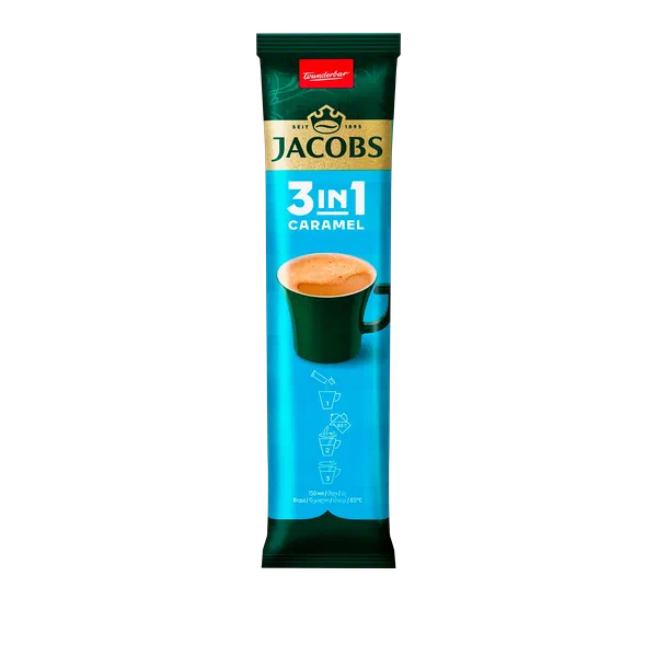 Кофе Jacobs Caramal Latte 3в1 12,3г саше