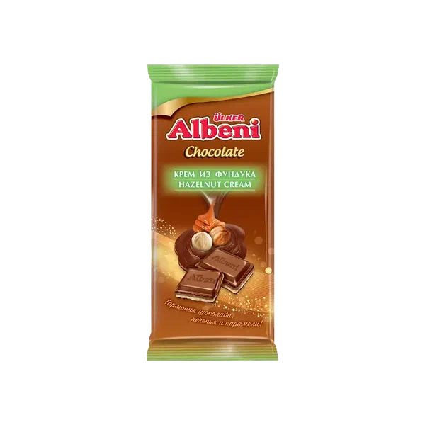 Шоколад Ulker Albeni крем/фундук 85г