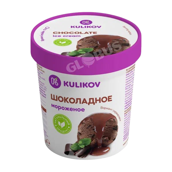 Мороженое Куликовский шоколад. с шоколад. крошкой 90г стак
