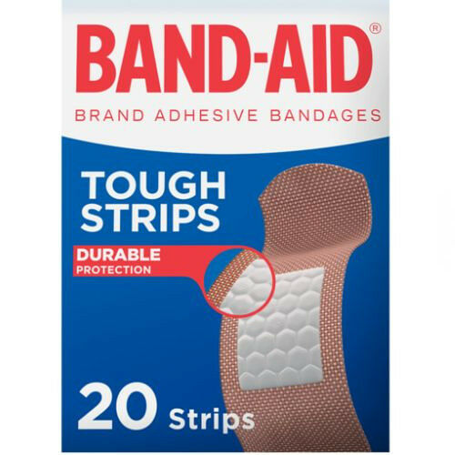 Band-Aid Tough Plaster Strips 20s