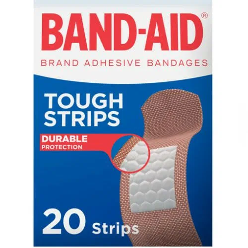 Band-Aid Tough Plaster Strips 20s
