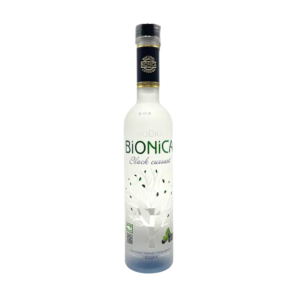 Водка Особая Bionica черная смородина 0,5л ст/б Россия 6