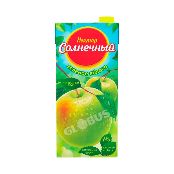 Нектар Солнечный зел.ябл. 0,95л т/п RG Brands Казахстан 12