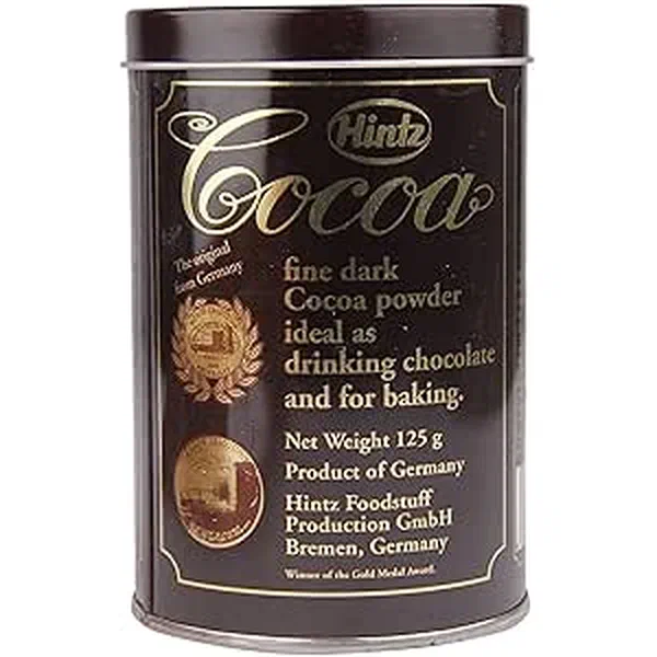 HINTZ CHOCOLATE FLAVORED SOLUBLE COCOA POWDER 125G