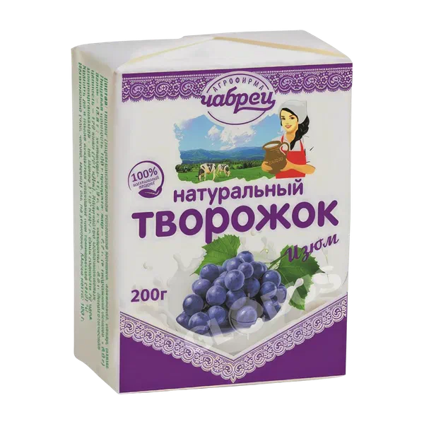 Творожок Чабрец изюм 25% 180г ЗМЖ