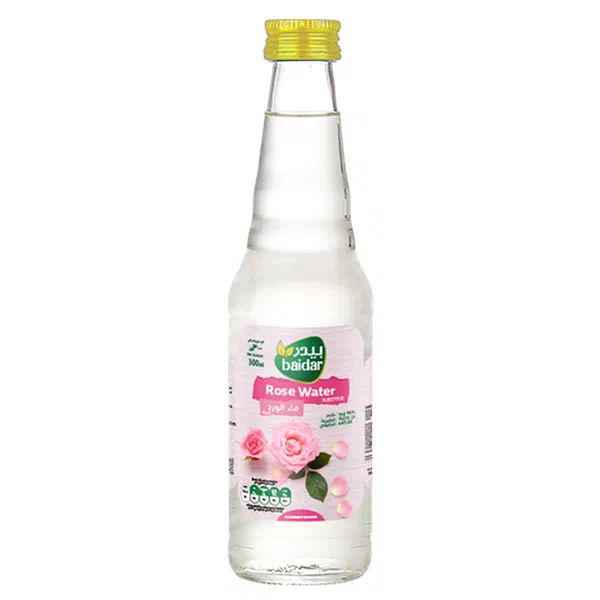 BAIDAR TRADITIONAL ROSE WATER PURE AROMATIC REGIONAL LIQUID 300ML