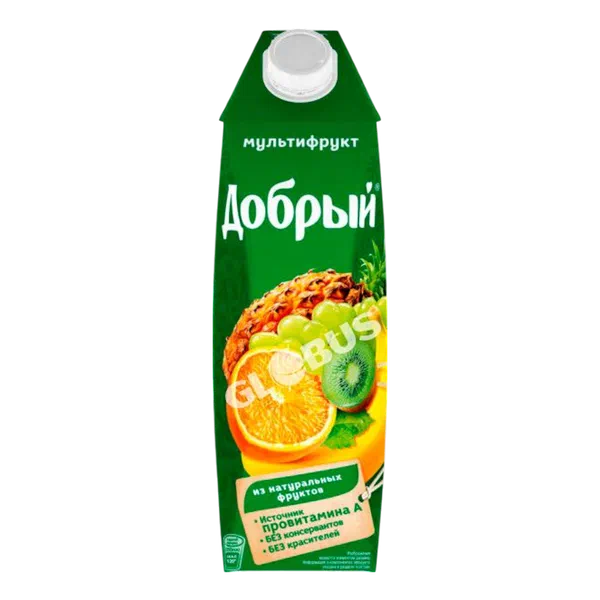 Нектар Добрый Мультифрукт 1л т/п Россия 12
