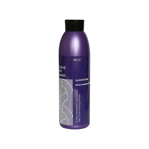 Love my hair Биоламинир белок жана макадамия майы шампуну 1л