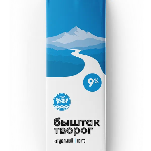 Творог Белая Река 9% 450г Кант сут