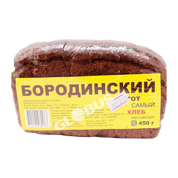 Хлеб Бородинский 450г Золотой колос