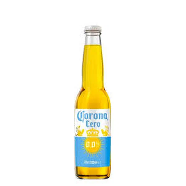 CORONA CERO NON-ALCOHOLIC MALT BEVERAGE WITH LIME NOTE 330ML