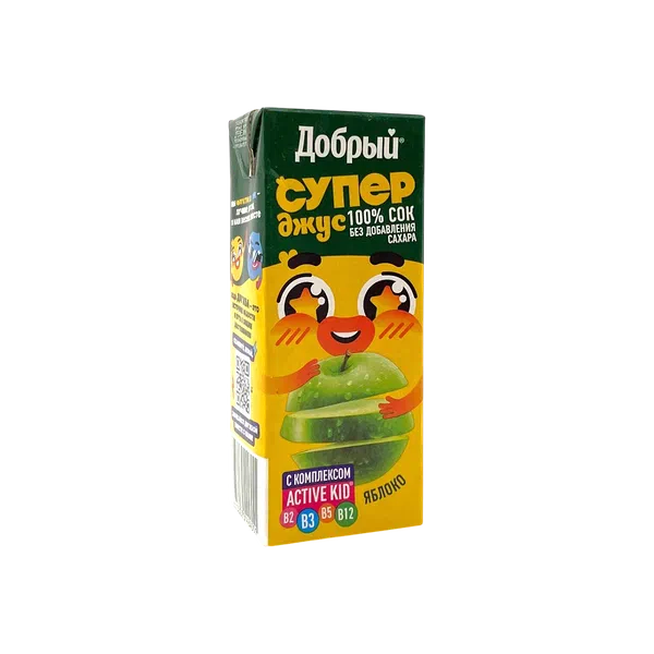 Сок Добрый Active Kid яблоко 0,2л т/п Россия 27