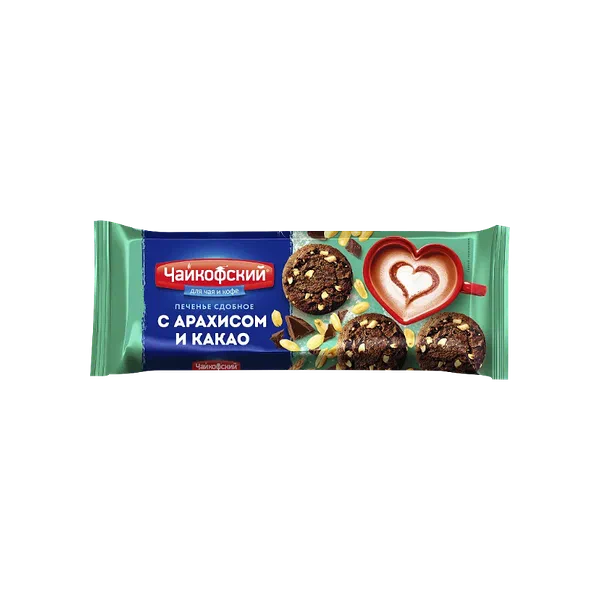 Чайковский како ж/а арахис печеньеси 145г