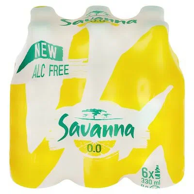 Savanna Cider Non Alcoholic 330ml 6 Pack (NRB)