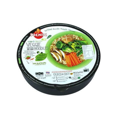 Picnic Noodles Vegetable Flavour Bowl 70Gm