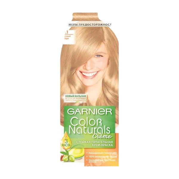 Garnier Color Nat №8,1 чач боегу, кумдуу жээк