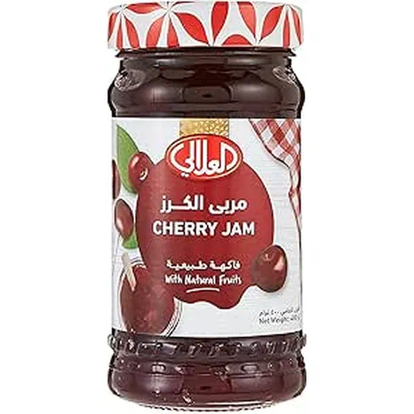 AL ALALI PREMIUM CHERRY JAM WITH WHOLE FRUIT PIECES 400G
