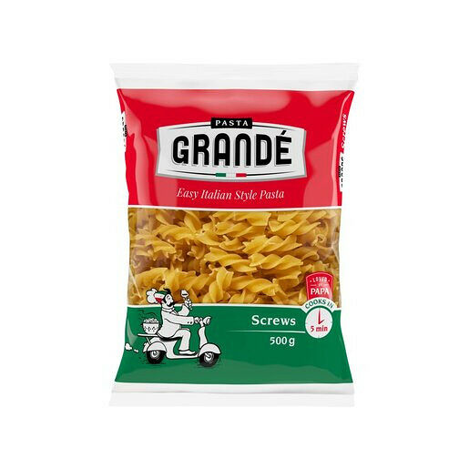 Pasta Grande Screws 500g