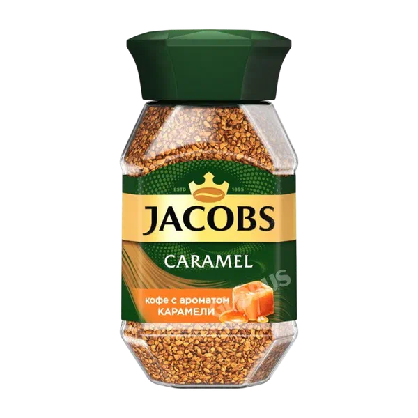 Кофе Jacobs Caramel раств сублим 95г ст/б